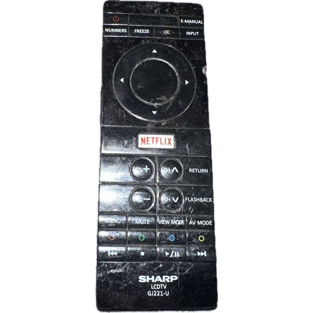 GJ221-U Remote Control Work for Sharp LCD TV LC-43UB30U‎ LC43UB30U LC-50UB30U